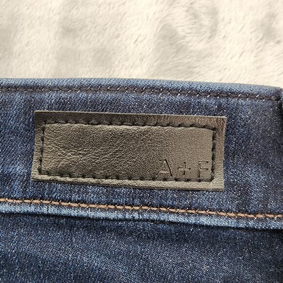 Abercrombie & Fitch Jeans Womens 24/00S Dark Wash Simone High Rise Super Skinny - Picture 4 of 14